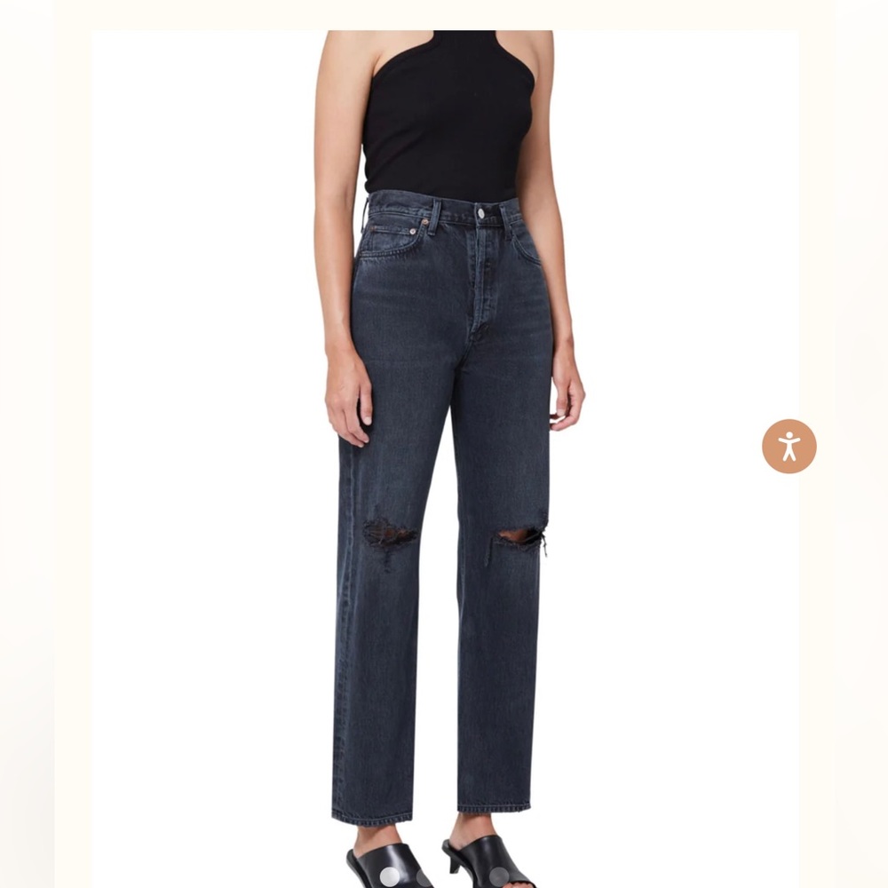 Agolde 90’s pinch straight jeans howl